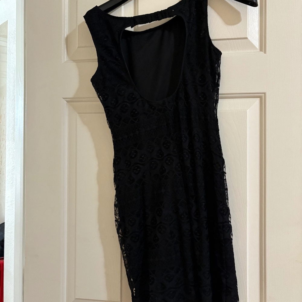Brand new Black lacy dress with tags
